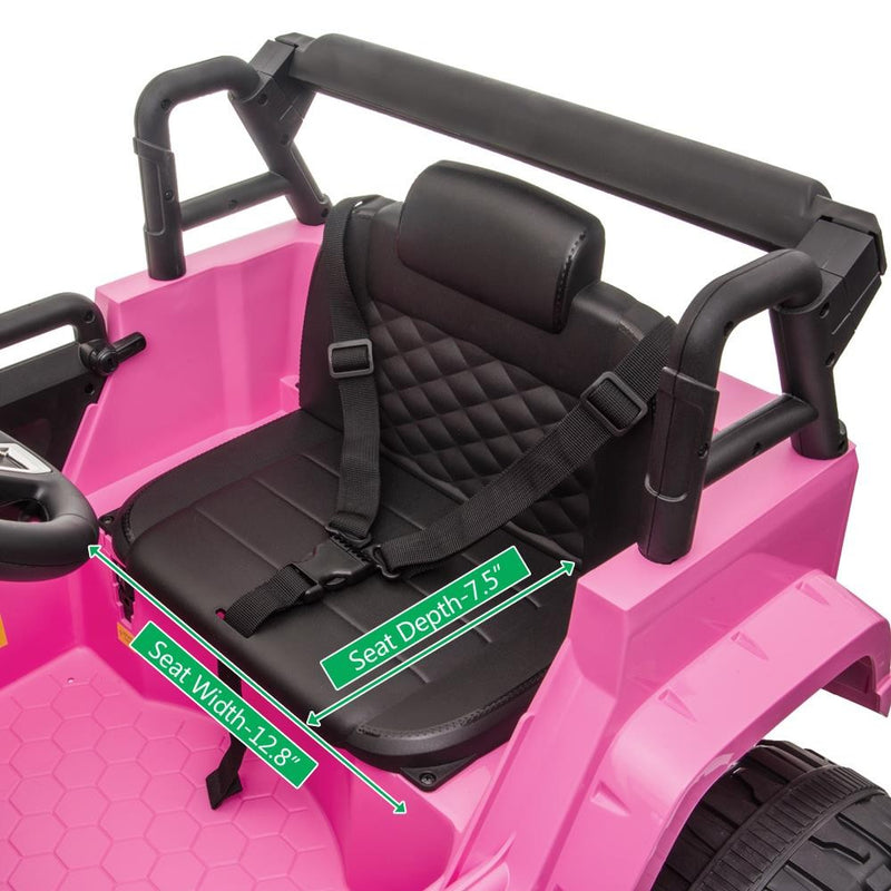 12V Electric Kids Ride-On Jeep Car with Remote Control, LED Lights, and 3 Speed Settings Magic Cars 13