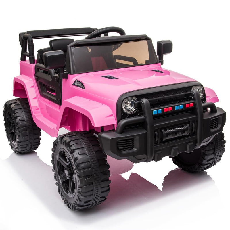 12V Electric Kids Ride-On Jeep Car with Remote Control, LED Lights, and 3 Speed Settings Magic Cars 2