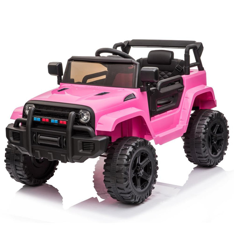 12V Electric Kids Ride-On Jeep Car with Remote Control, LED Lights, and 3 Speed Settings Magic Cars 4