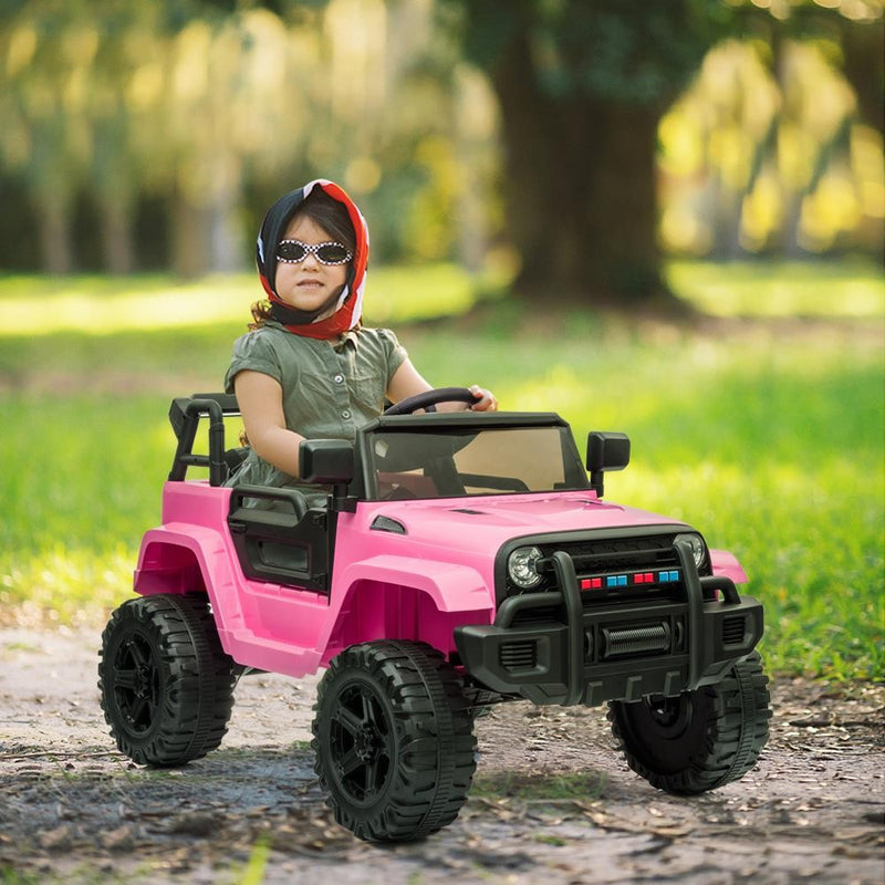 12V Electric Kids Ride-On Jeep Car with Remote Control, LED Lights, and 3 Speed Settings Magic Cars 7