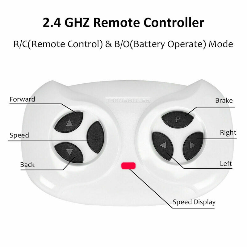 12V Electric Kids Ride-On Truck with 2.4GHz Parent Remote Control Magic Cars 4