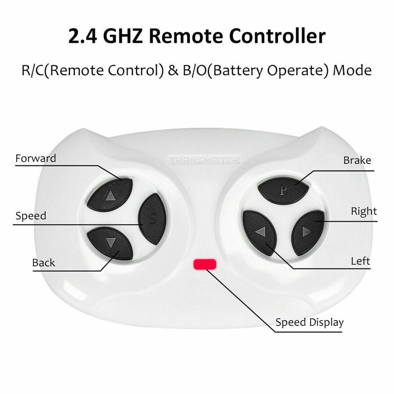 12V Electric Kids Ride-On Truck with 2.4GHz Parent Remote Control Magic Cars 4