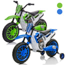 12V Electric Kids Ride-On Dirt Bike with Training Wheels Magic Cars 12