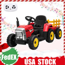 12V Electric Kids Ride-On Tractor with Battery, Remote Control, and Music Trailer Magic Cars Variant 0