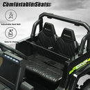 12V Electric Kids Ride-On Jeep Truck Car with LED Lights, 2-Seater, 2.4G Remote Control Magic Cars 10