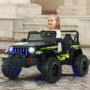 12V Electric Kids Ride-On Jeep Truck Car with LED Lights, 2-Seater, 2.4G Remote Control Magic Cars 6
