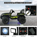 12V Electric Kids Ride-On Jeep Truck Car with LED Lights, 2-Seater, 2.4G Remote Control Magic Cars 9
