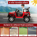 12V Electric Kids Ride-On Jeep Truck Car with LED Lights, MP3, Remote Control, 2-Seater Magic Cars 11