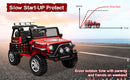 12V Electric Kids Ride-On Jeep Truck Car with LED Lights, MP3, Remote Control, 2-Seater Magic Cars 22