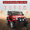 12V Electric Kids Ride-On Jeep Truck Car with LED Lights, MP3, Remote Control, 2-Seater Magic Cars 8