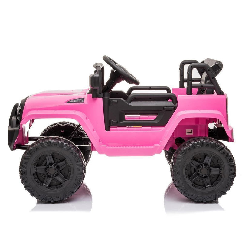 12V Electric Kids Ride-On Truck with 3 Speeds, Lights, Music, and Remote Control Magic Cars 4