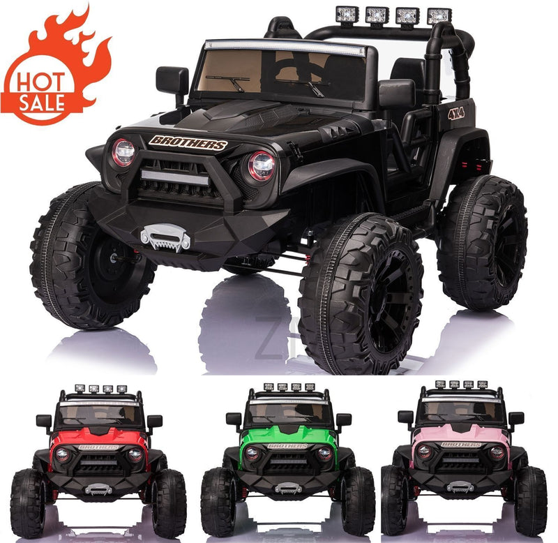 24V Electric Kids Ride-On Jeep Toy Car with USB, Bluetooth, and Remote Control Battery Powered Magic Cars 7
