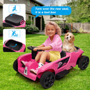 24V Electric 2-Seater Kids Ride-On Go-Kart Car with Remote Control in Pink, Red, Yellow, Blue Magic Cars 6