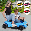 24V Electric 2-Seater Ride-On Go Kart for Kids with Remote Control in Red, Pink, Blue, and Yellow Magic Cars 12