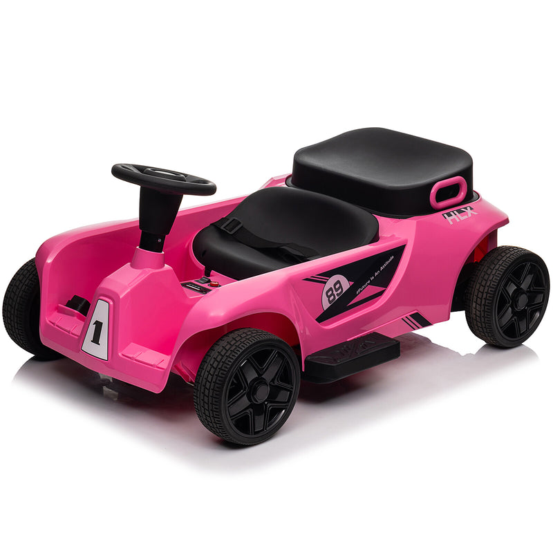 24V Electric 2-Seater Ride-On Go Kart for Kids with Remote Control in Red, Pink, Blue, and Yellow Magic Cars 1