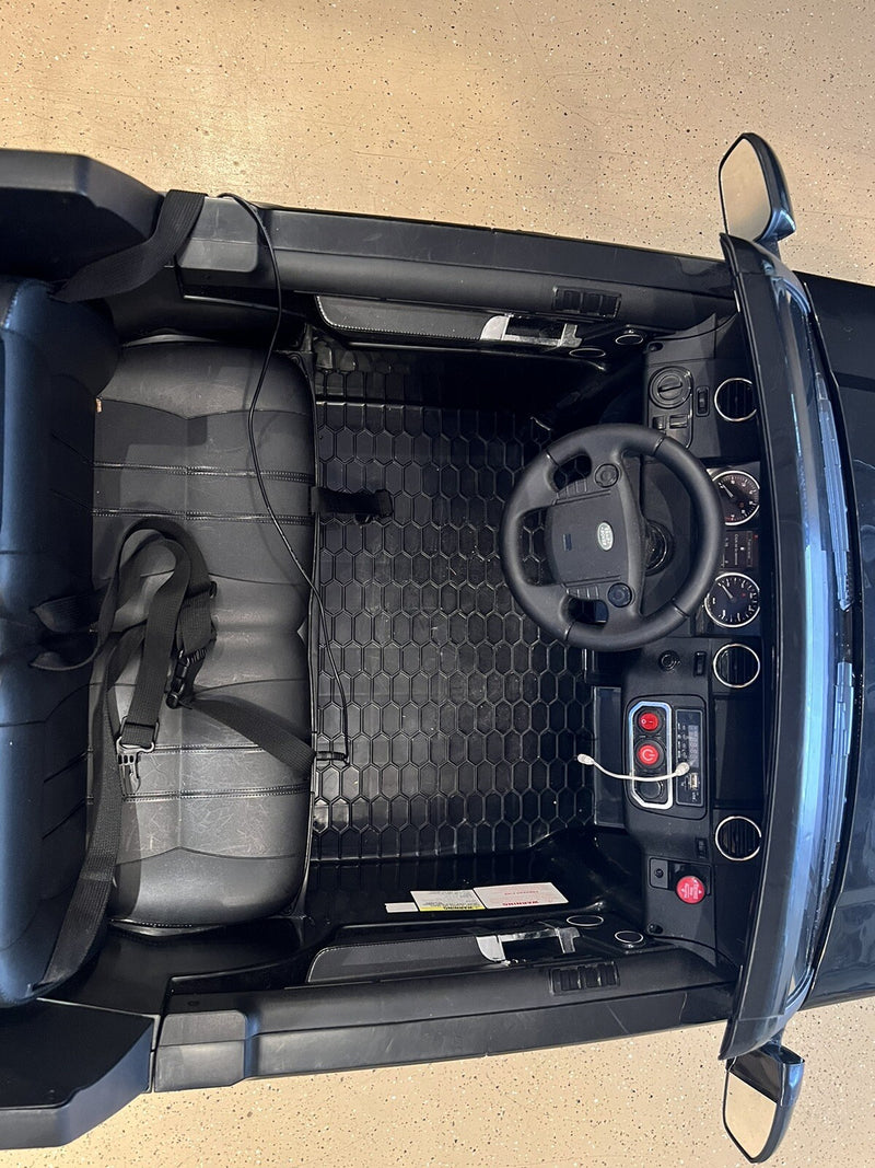 24V Electric Kids Ride-On Land Rover Toy Vehicle Black Magic Cars 4