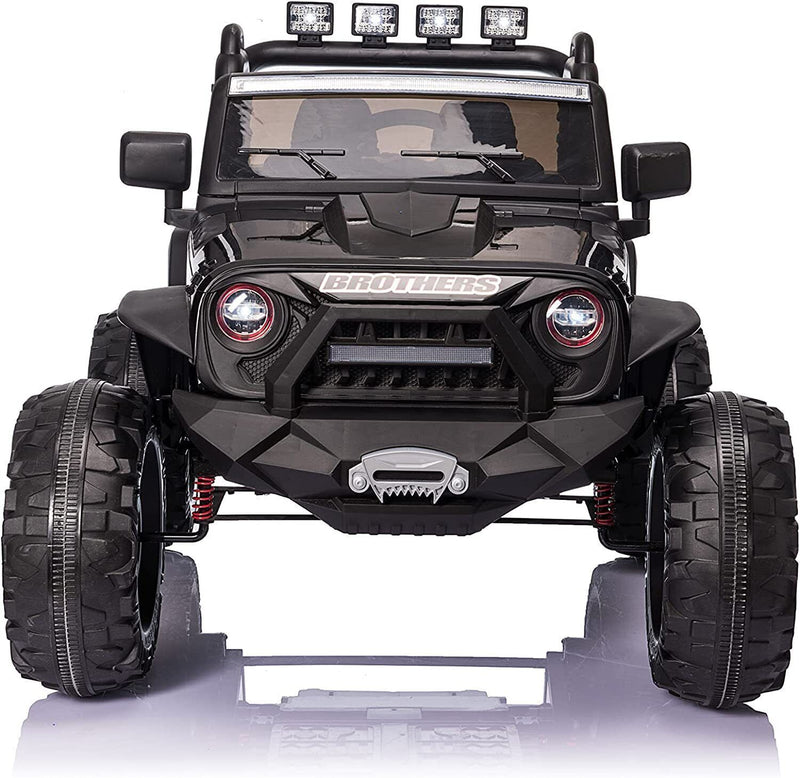24V Electric Kids Ride-On Truck Car Vehicle with Remote Control, 2 Seats, and AUX Port Magic Cars 13