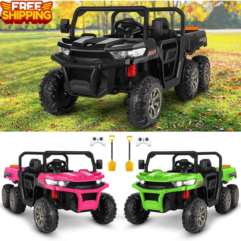 24V Electric 4WD Ride-On UTV Toy Vehicle with Dump Bed and 6 Wheels Magic Cars 10