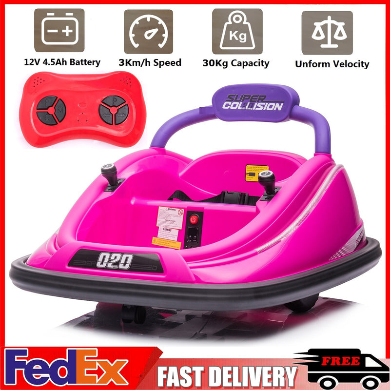 Electric 360° Rotation Kids Bumper Car with Parent Remote Control Magic Cars Variant 0