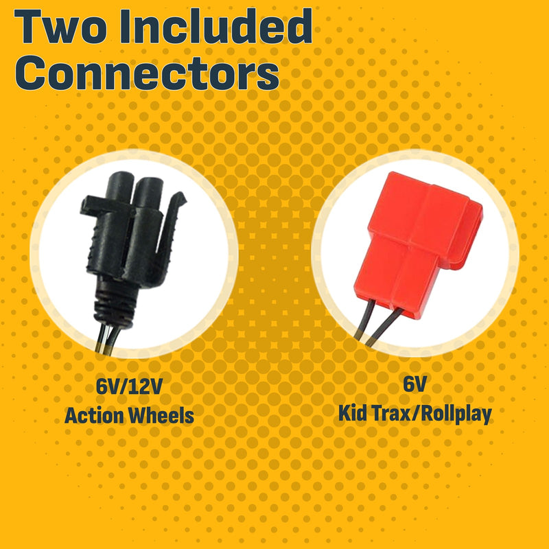 6V/12V Automatic 3A Electric Battery Charger for Ride-On Toy Batteries Magic Cars 1