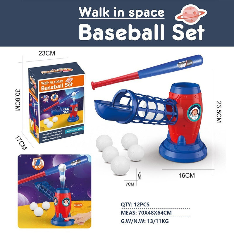 Electric Baseball Launcher with Remote Control for Kids T-Ball Training Toy Magic Cars 1