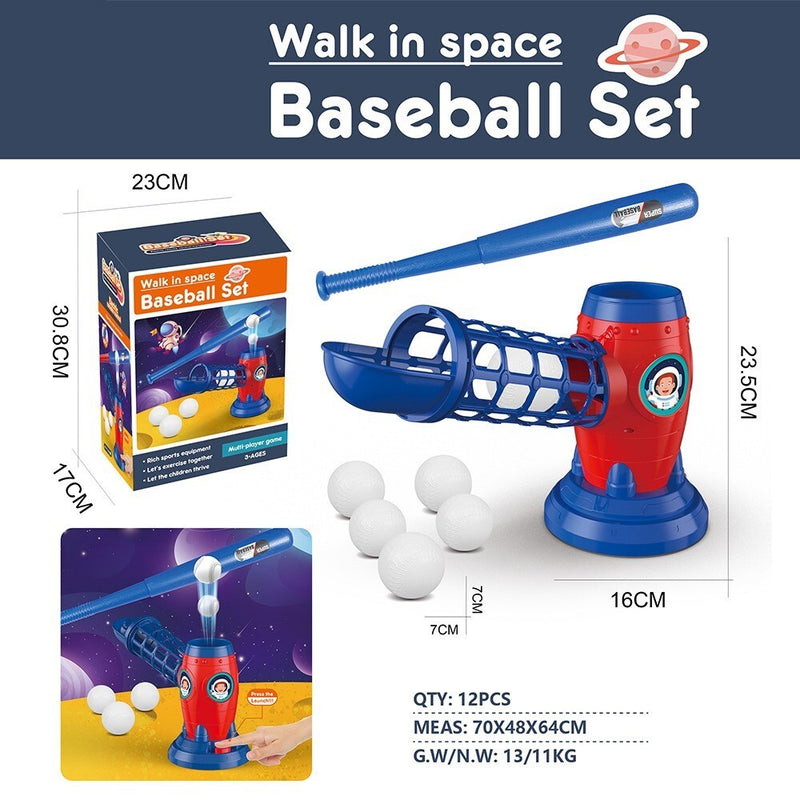 Electric Baseball Launcher with Remote Control for Kids T-Ball Training Toy Magic Cars 2