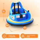 12V Electric Bumper Car for Kids Ages 1.5–6 with Remote Control and DIY Stickers Magic Cars 7
