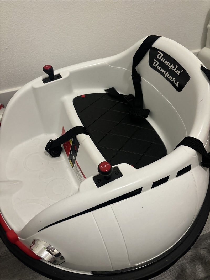 Electric White Bumper Car for Kids and Babies with Remote Control Bumping Toy Magic Cars Variant 0