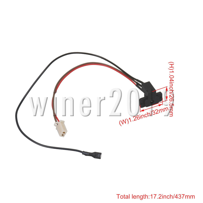 Electric Car Accessories Storage Power Charging Interface Cable 2-Pin Port Magic Cars 5