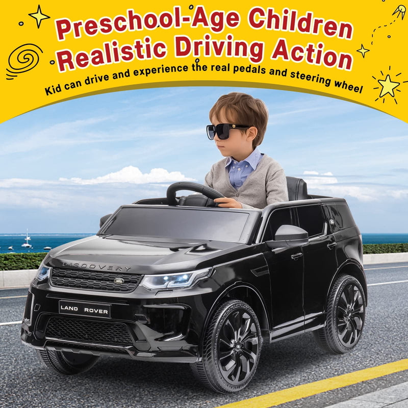 12V Electric Ride-On Truck for Kids, Licensed Land Rover, Battery Powered Car Magic Cars 12