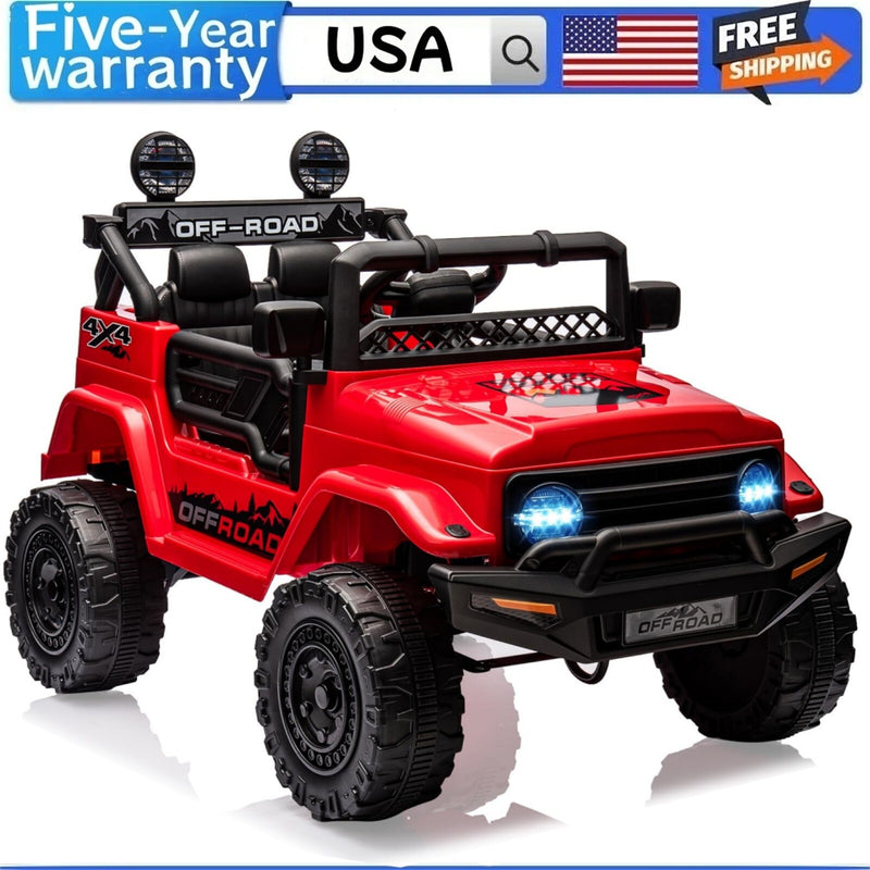 12V Electric Kids Ride-On Truck with Remote Control, LED Lights, and Music Magic Cars 0