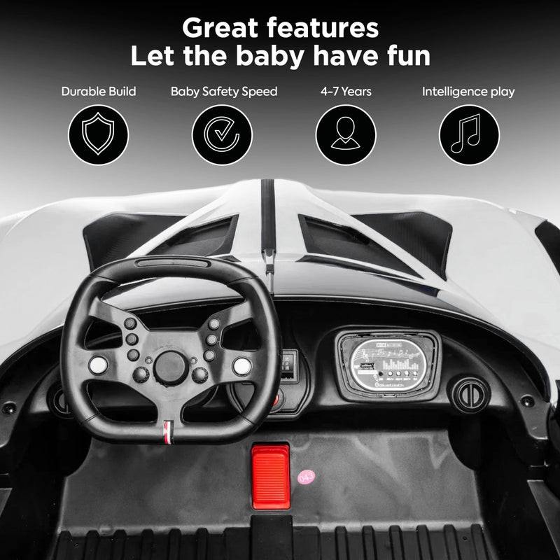 Electric Kids Ride-On Bugatti Race Car Large Size with Drift Mode and High Quality Magic Cars 2