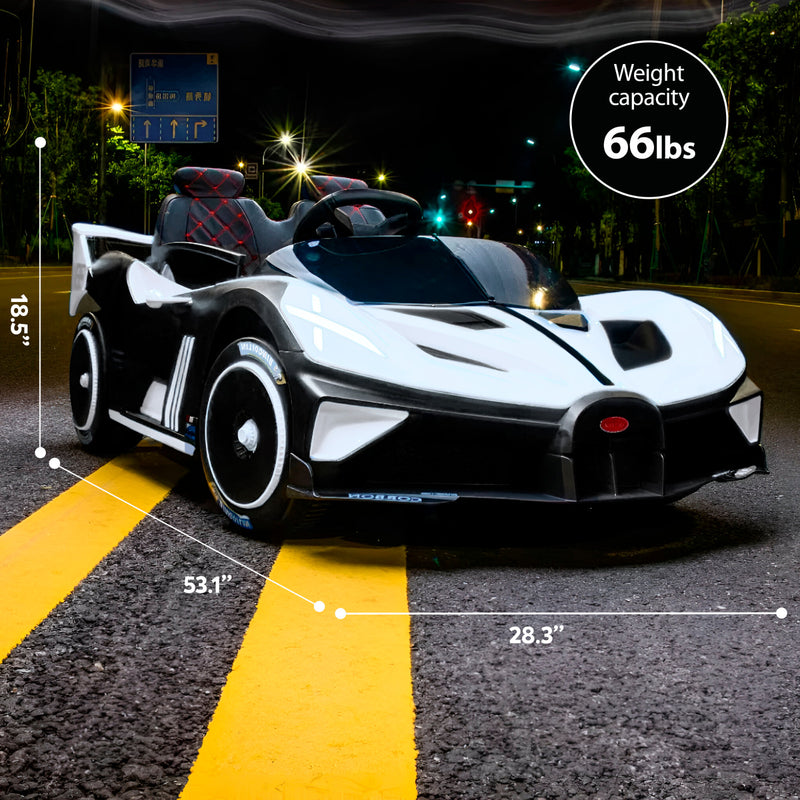 Electric Kids Ride-On Bugatti Race Car Large Size with Drift Mode and High Quality Magic Cars 4