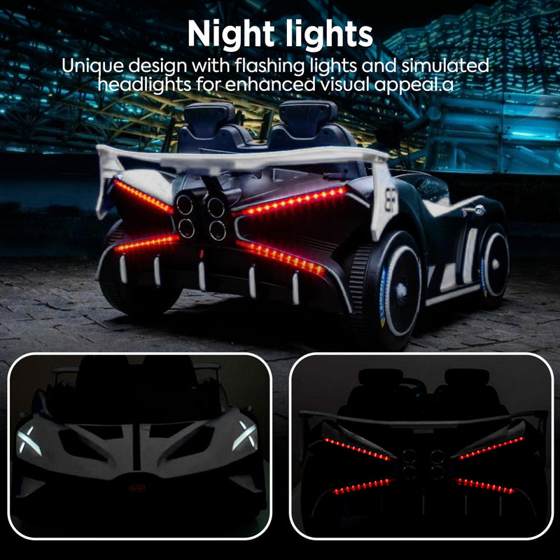 Electric Kids Ride-On Bugatti Race Car Large Size with Drift Mode and High Quality Magic Cars 8