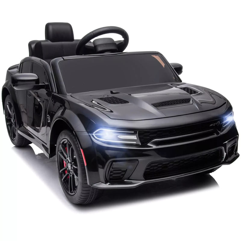 Licensed Electric Ride-On Dodge Charger SRT Hellcat Car for Kids Magic Cars Variant 0
