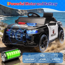 12V Police Car Electric Ride-On Toy for Kids with Remote Control and Flashing Lights Magic Cars 5