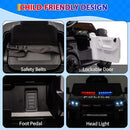 12V Police Car Electric Ride-On Toy for Kids with Remote Control and Flashing Lights Magic Cars 6