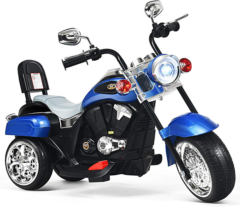 Battery-Powered Child's Electric Chopper-Style Ride-On Motorcycle Toy Magic Cars Variant 0