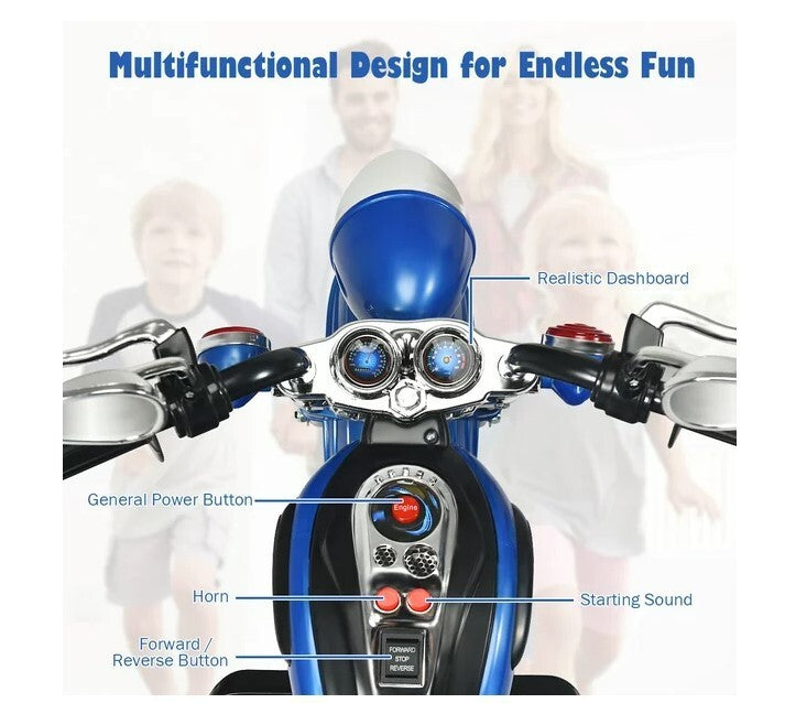 Battery-Powered Electric Ride-On Motorcycle Toy for Children Magic Cars 4