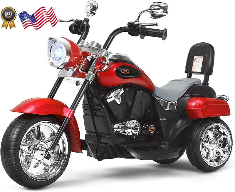 Kids Electric Ride-On Motorcycle in Harley Style with Rechargeable Battery Magic Cars 11