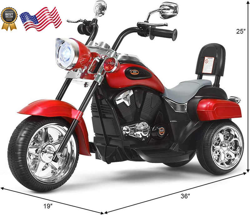 Kids Electric Ride-On Motorcycle in Harley Style with Rechargeable Battery Magic Cars 5