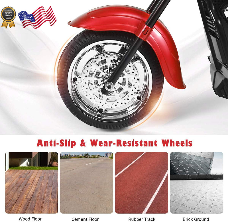 Kids Electric Ride-On Motorcycle in Harley Style with Rechargeable Battery Magic Cars 7