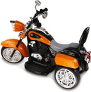 6V Electric Orange Kids Motorcycle Ride-On Toy with Battery Powered Motor Magic Cars 2