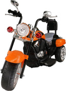 6V Electric Orange Kids Motorcycle Ride-On Toy with Battery Powered Motor Magic Cars 8