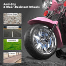 Battery-Powered Pink Electric Ride-On Motorcycle for Kids Magic Cars 1
