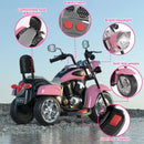 Battery-Powered Pink Electric Ride-On Motorcycle for Kids Magic Cars 6