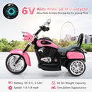 Battery-Powered Pink Kids Motorcycle Ride-On Toy Magic Cars 2