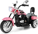 Pink Harley Davidson Electric Ride-On Motorcycle for Kids Magic Cars Variant 0