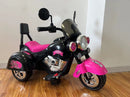 Electric Pink Ride-On Battery-Powered Kids Motorcycle Chopper Magic Cars 7