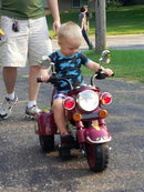 Electric Ride-On Red Kids Motorcycle Battery-Powered Chopper Bike Magic Cars 5